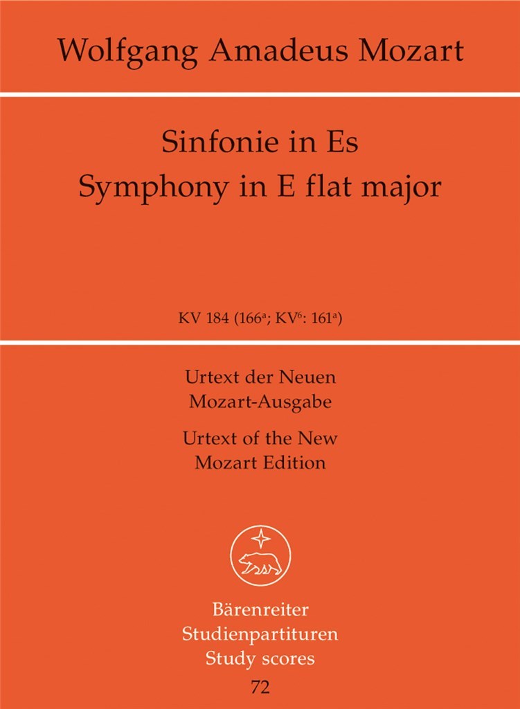 Symphony in Eb major No. 26 KV 184(166a)